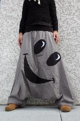 sarouel gris smiley noir