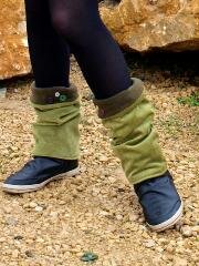 guetres kaki boutons